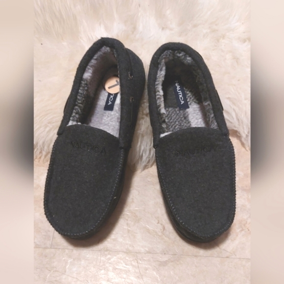 Nautica men winter slippers nwot size 7/8 - Picture 1 of 5
